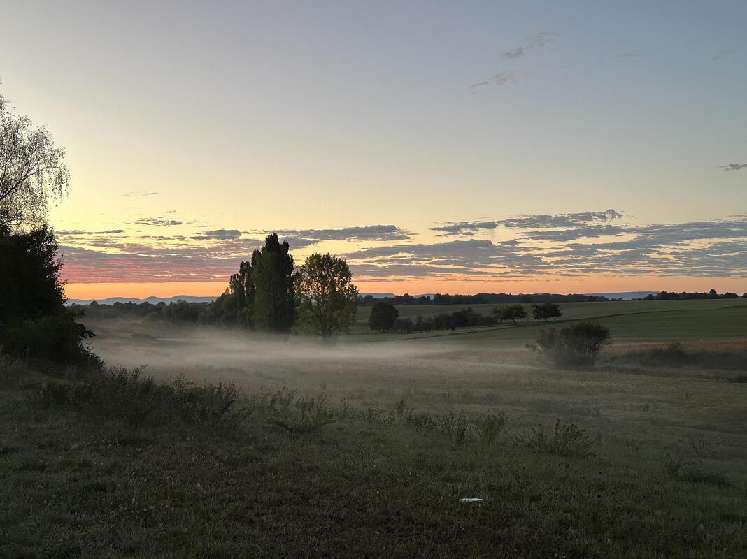Herbststimmung am frühen Morgen.  Von Anja Schnotz aus Gäufelden.