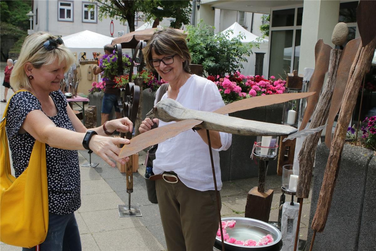 Herrenberg 2019 Straßengalerie Kunsthandwerkermarkt Sommerfarben  6.7.2019 Bäuer...