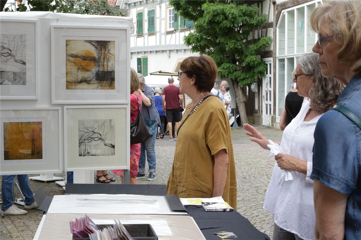 Herrenberg 2019 Straßengalerie Kunsthandwerkermarkt Sommerfarben  6.7.2019 Bäuer...
