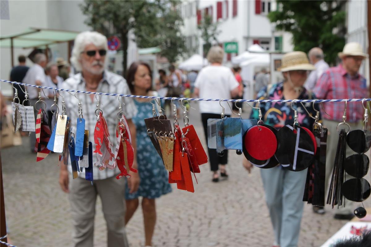 Herrenberg 2019 Straßengalerie Kunsthandwerkermarkt Sommerfarben  6.7.2019 Bäuer...