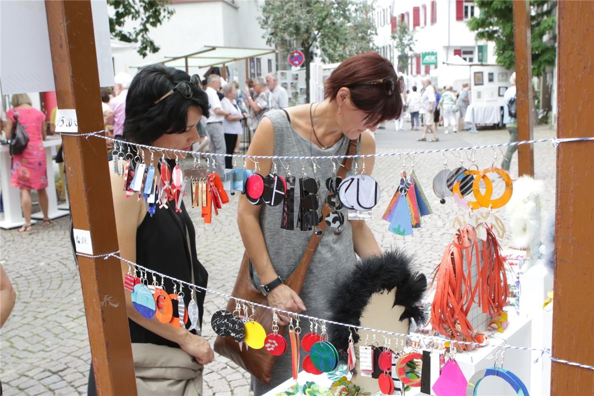 Herrenberg 2019 Straßengalerie Kunsthandwerkermarkt Sommerfarben  6.7.2019 Bäuer...