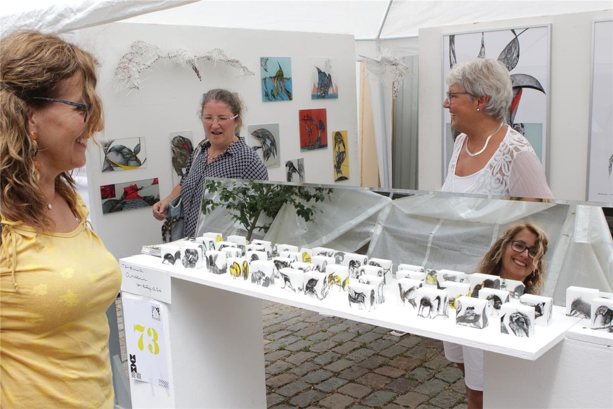 Herrenberg 2019 Straßengalerie Kunsthandwerkermarkt Sommerfarben  6.7.2019 Bäuer...