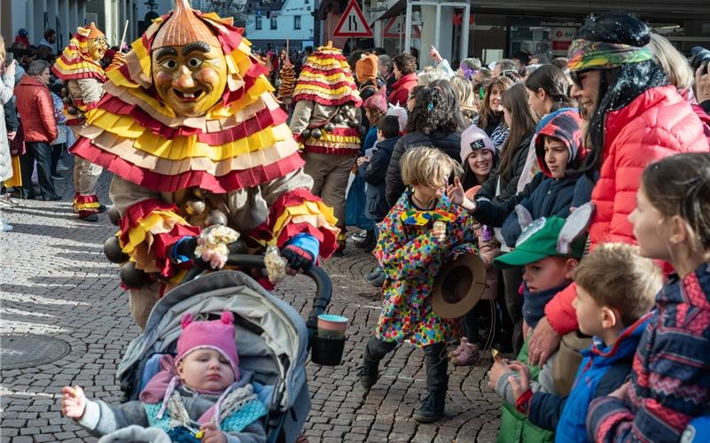 Herrenberg steht das Narrenkleid: Bilder vom Fasnetsumzug