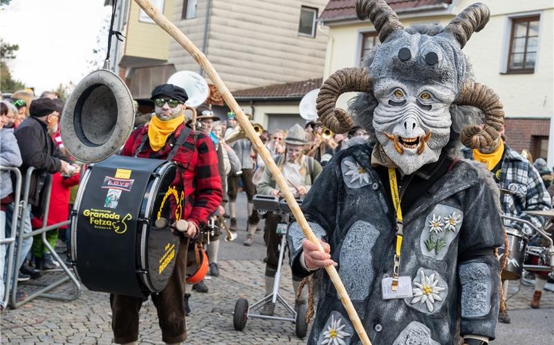 Herrenberg steht das Narrenkleid: Bilder vom Fasnetsumzug