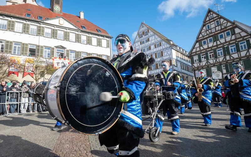Bilder vom Pferdemarkt und Fasnetstreiben in Herrenberg