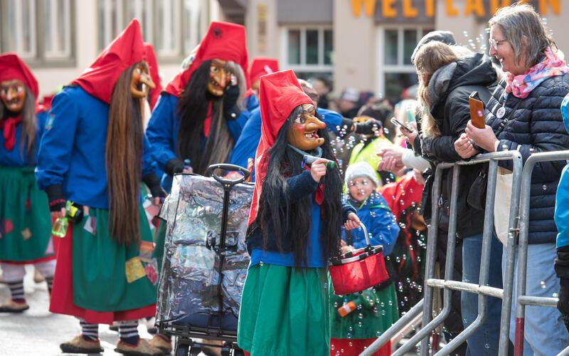 Bilder vom Pferdemarkt und Fasnetstreiben in Herrenberg