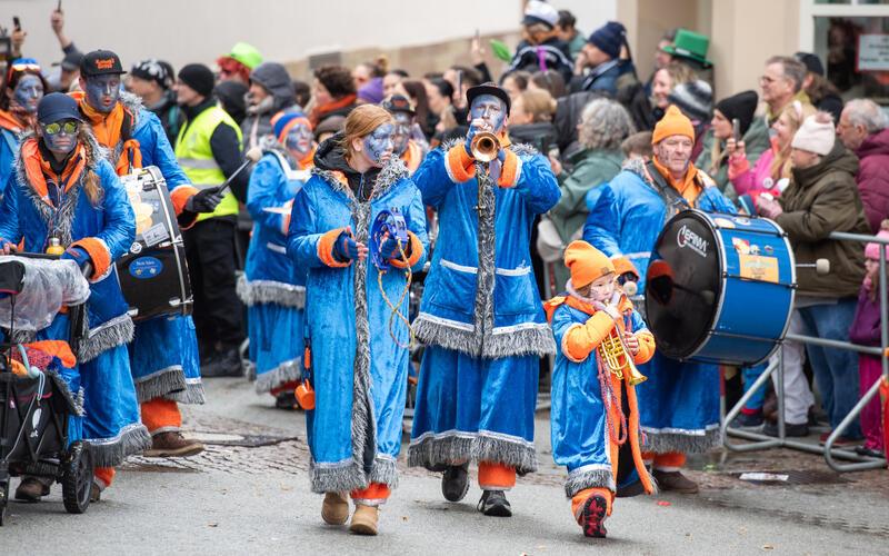 Bilder vom Pferdemarkt und Fasnetstreiben in Herrenberg