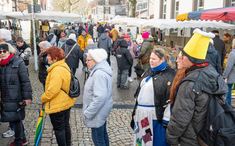 Bilder vom Pferdemarkt und Fasnetstreiben in Herrenberg