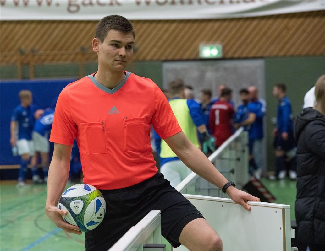 Herrenberg, Längenholzhalle, Fußball, Gäubote-Cup,  GB-Foto: Vecsey