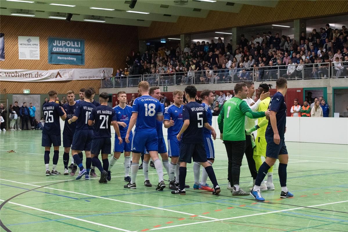 Herrenberg, Längenholzhalle, Fußball, Gäubote-Cup,  GB-Foto: Vecsey