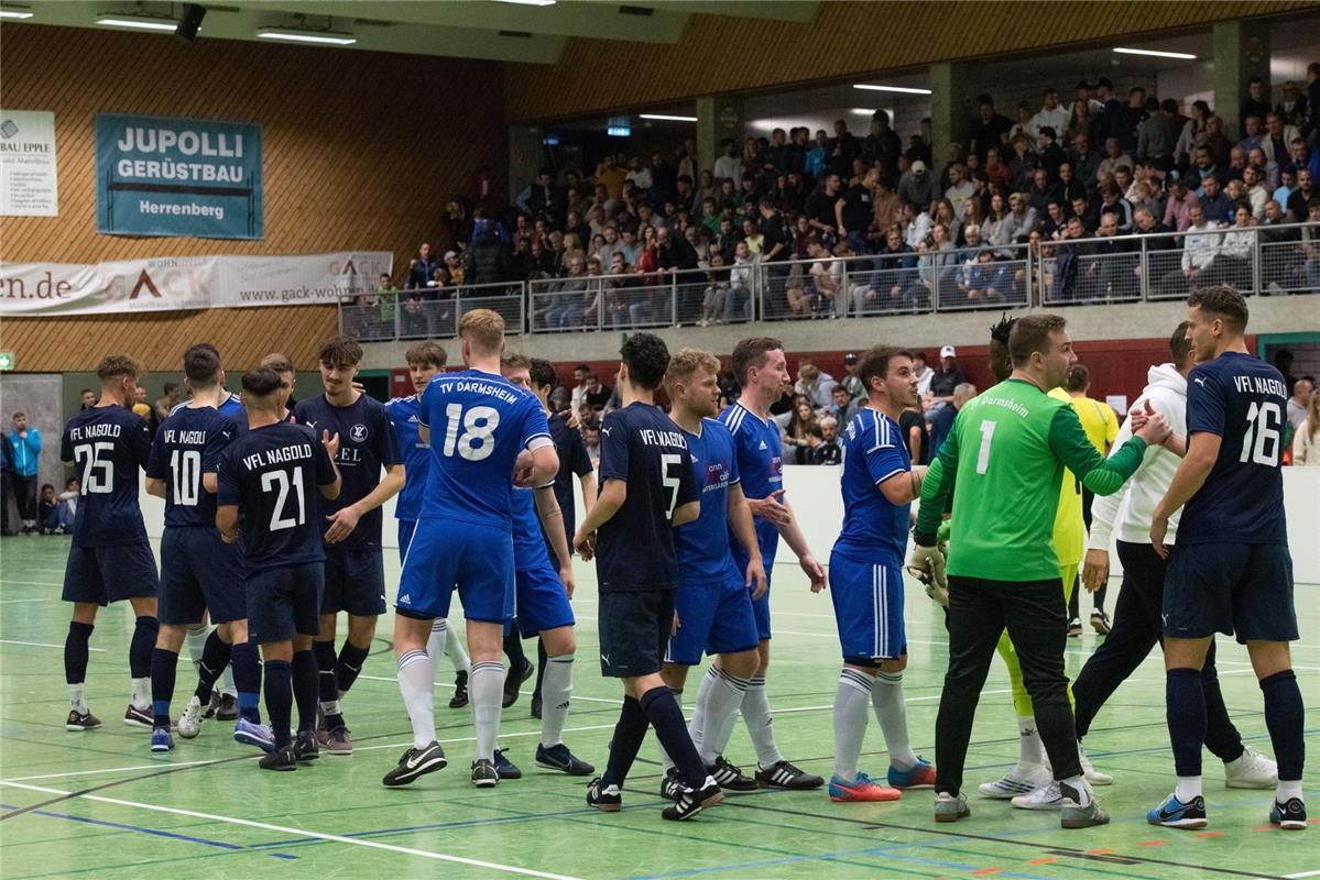 Herrenberg, Längenholzhalle, Fußball, Gäubote-Cup,  GB-Foto: Vecsey