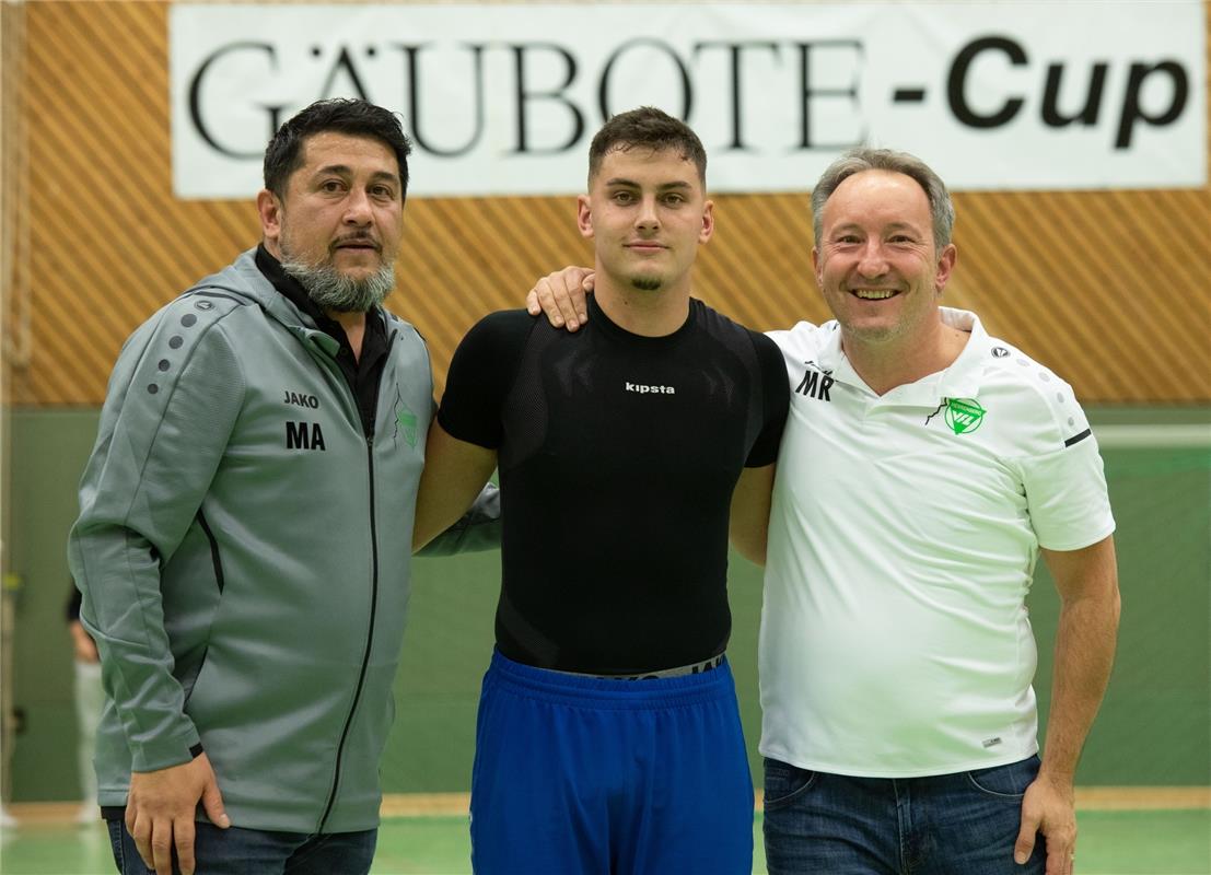 Herrenberg, Längenholzhalle, Fußball, Gäubote-Cup,  GB-Foto: Vecsey