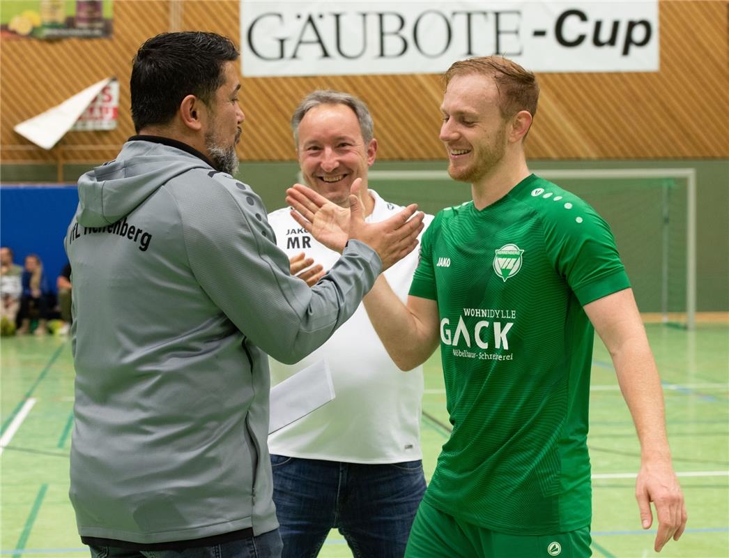 Herrenberg, Längenholzhalle, Fußball, Gäubote-Cup,  GB-Foto: Vecsey