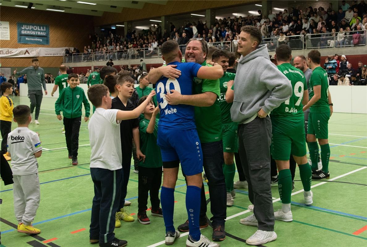 Herrenberg, Längenholzhalle, Fußball, Gäubote-Cup,  GB-Foto: Vecsey