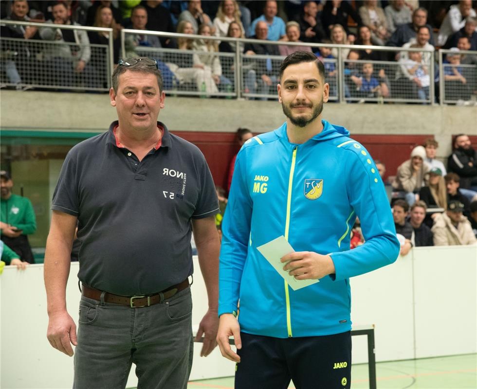 Herrenberg, Längenholzhalle, Fußball, Gäubote-Cup,  GB-Foto: Vecsey