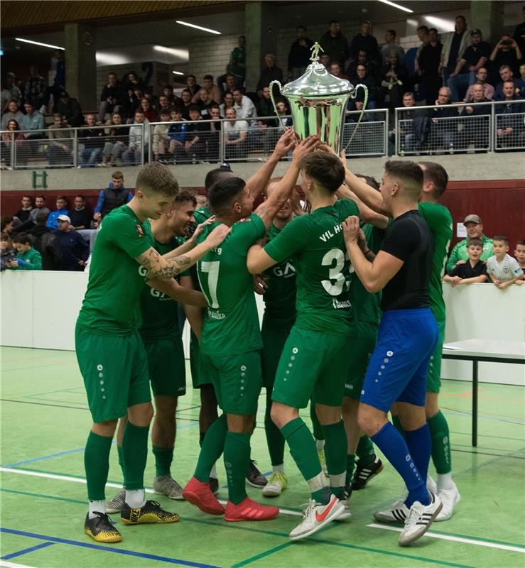 Herrenberg, Längenholzhalle, Fußball, Gäubote-Cup,  GB-Foto: Vecsey