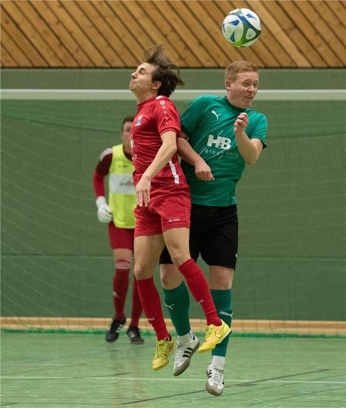 Herrenberg, Längenholzhalle, Fußball, Gäubote-Cup,  SV Deckenpfronn (grün) - TSV...