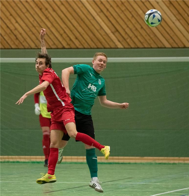 Herrenberg, Längenholzhalle, Fußball, Gäubote-Cup,  SV Deckenpfronn (grün) - TSV...