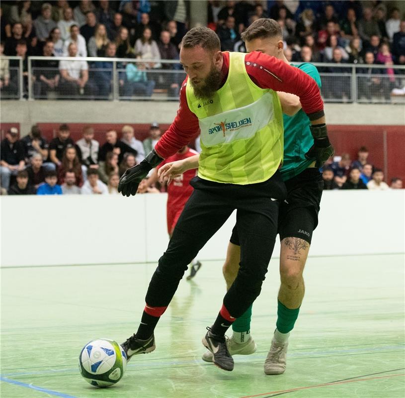 Herrenberg, Längenholzhalle, Fußball, Gäubote-Cup,  SV Deckenpfronn (grün) - TSV...