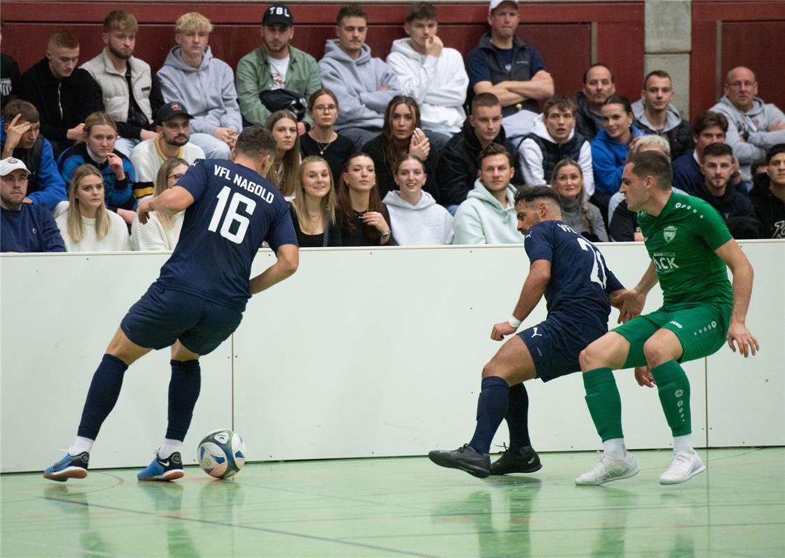 Herrenberg, Längenholzhalle, Fußball, Gäubote-Cup,  VfL Herrenberg (grün) - VfL ...