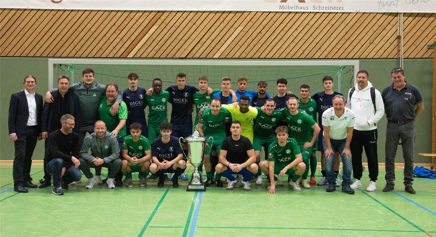 Herrenberg, Längenholzhalle, Fußball, Gäubote-Cup,  Gewinnerbild, GB-Foto: Vecse...