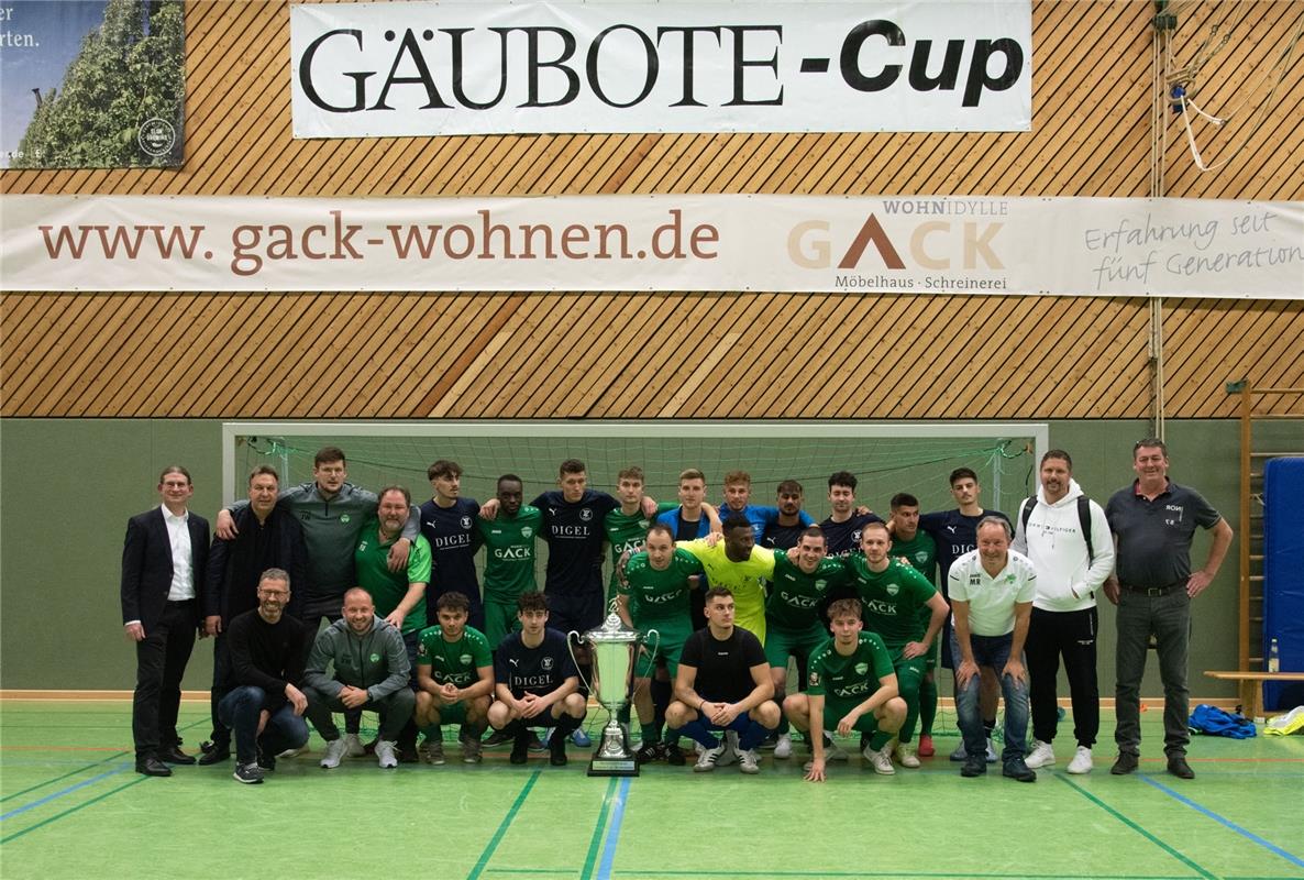 Herrenberg, Längenholzhalle, Fußball, Gäubote-Cup,  Gewinnerbild, GB-Foto: Vecse...