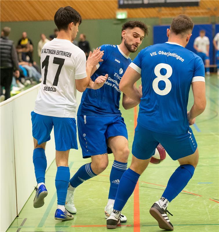 Herrenberg, Längenholzhalle, Gäubote-Cup, Fußball-Hallenturnier,  SG Altingen/En...