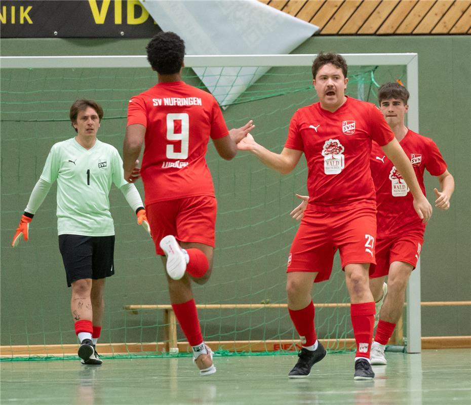 Herrenberg, Längenholzhalle, Gäubote-Cup, Fußball-Hallenturnier,  SG Altingen/En...