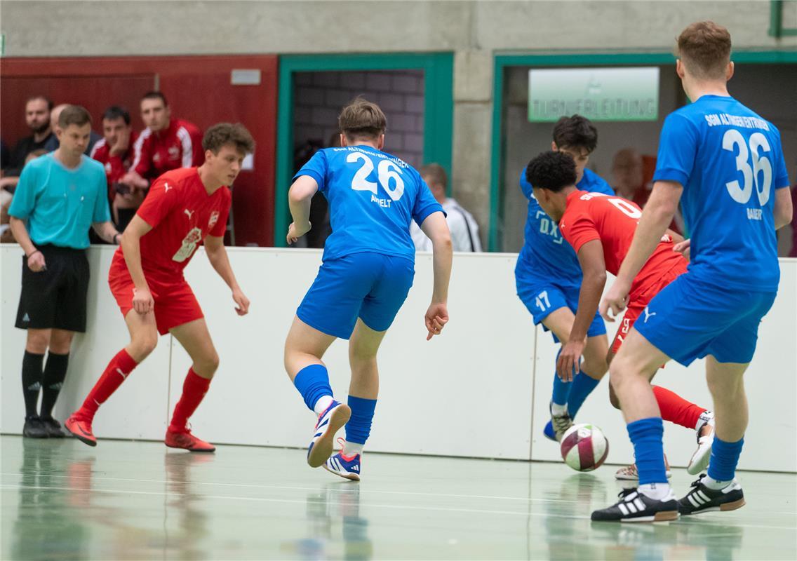 Herrenberg, Längenholzhalle, Gäubote-Cup, Fußball-Hallenturnier,  SG Altingen/En...