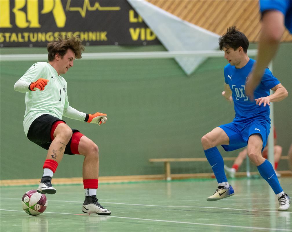 Herrenberg, Längenholzhalle, Gäubote-Cup, Fußball-Hallenturnier,  SG Altingen/En...