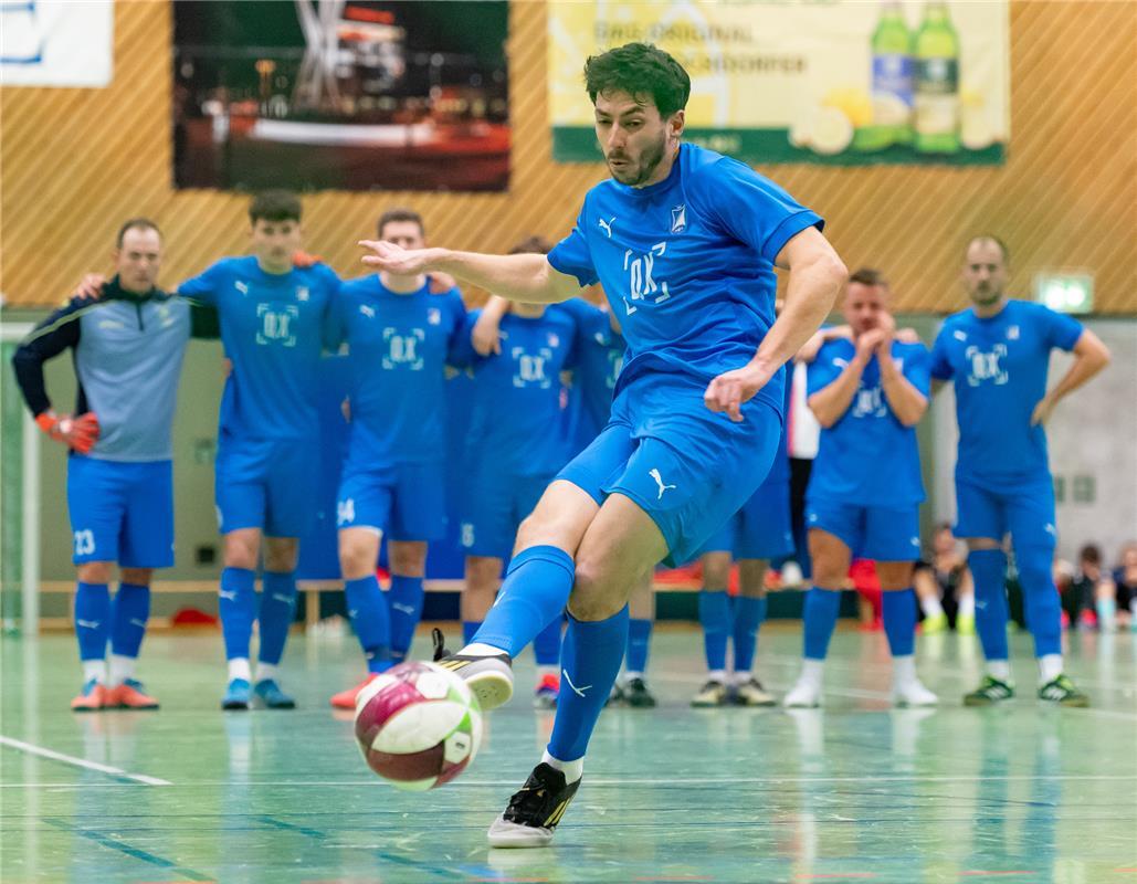 Herrenberg, Längenholzhalle, Gäubote-Cup, Fußball-Hallenturnier,  SG Altingen/En...