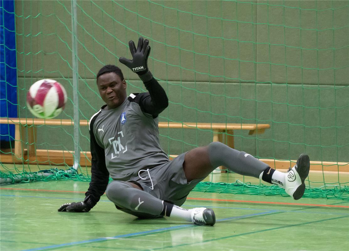Herrenberg, Längenholzhalle, Gäubote-Cup, Fußball-Hallenturnier,  SG Altingen/En...
