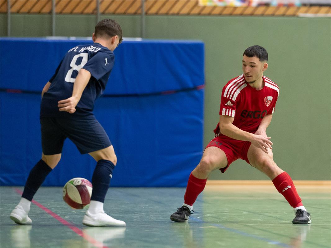 Herrenberg, Längenholzhalle, Gäubote-Cup, Fußball-Hallenturnier,  VfL Nagold (du...