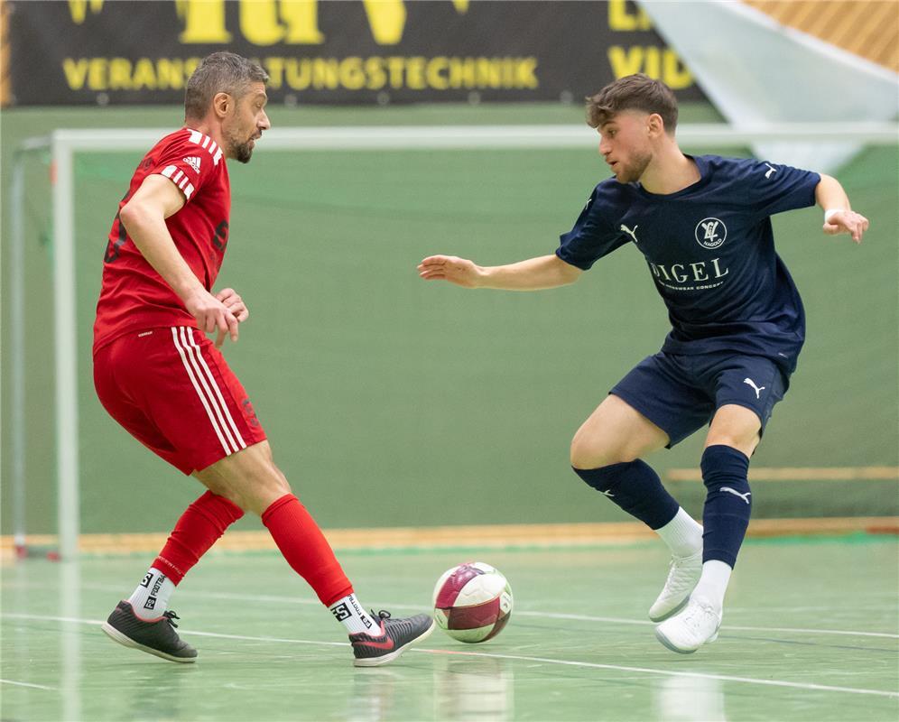 Herrenberg, Längenholzhalle, Gäubote-Cup, Fußball-Hallenturnier,  VfL Nagold (du...