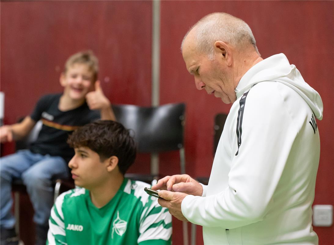 Herrenberg, Längenholzhalle, Gäubote-Cup, Hallenfußballturnier,  GB-Foto: Vecsey