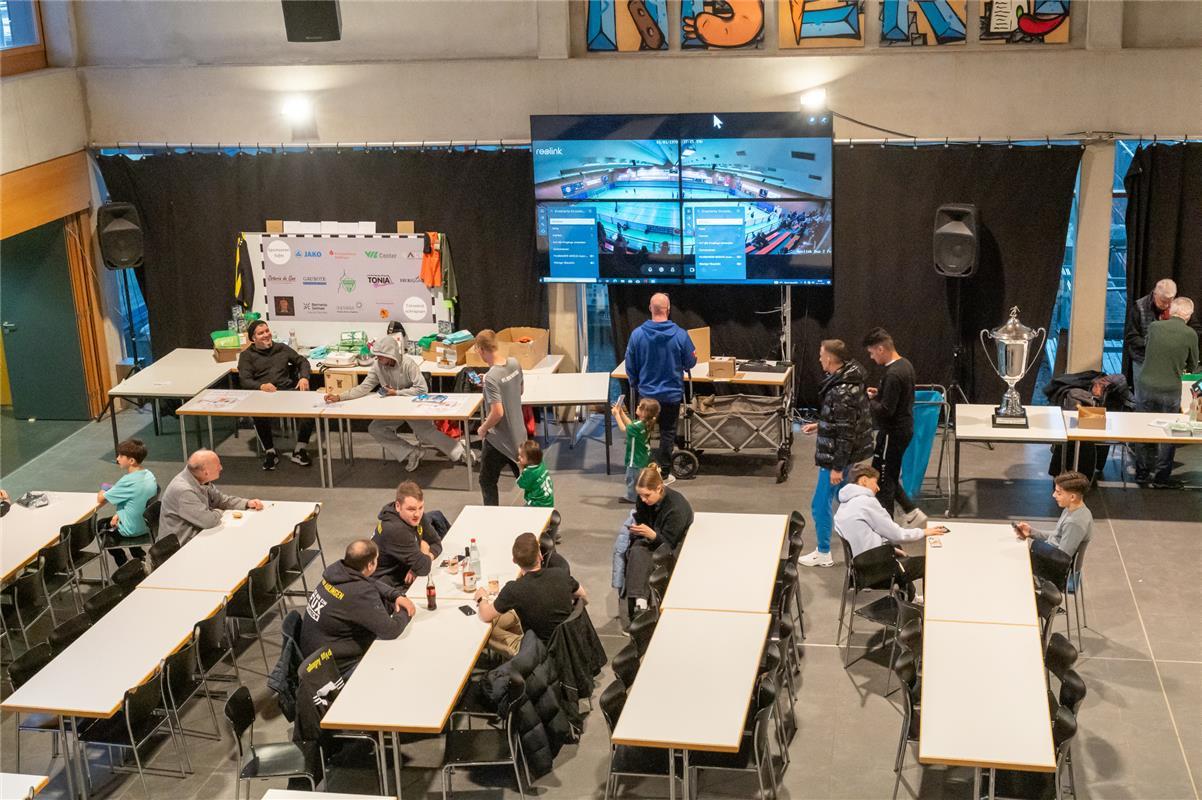 Herrenberg, Längenholzhalle, Gäubote-Cup, Hallenfußballturnier,  GB-Foto: Vecsey