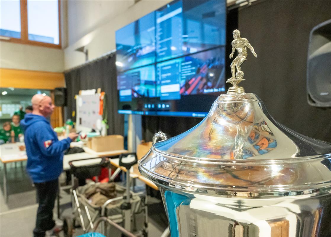 Herrenberg, Längenholzhalle, Gäubote-Cup, Hallenfußballturnier,  GB-Foto: Vecsey