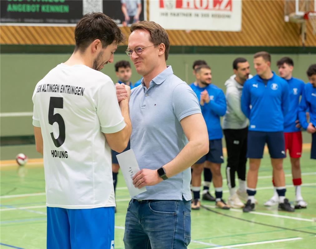 Herrenberg, Längenholzhalle, Gäubote-Cup, Hallenfußballtunier, Finale, TSV Ehnin...
