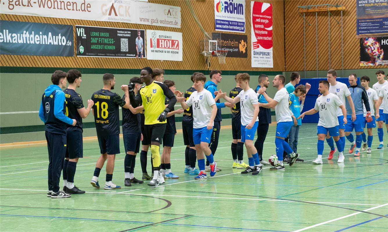 Herrenberg, Längenholzhalle, Gäubote-Cup, Hallenfußballtunier, Finale, TSV Ehnin...