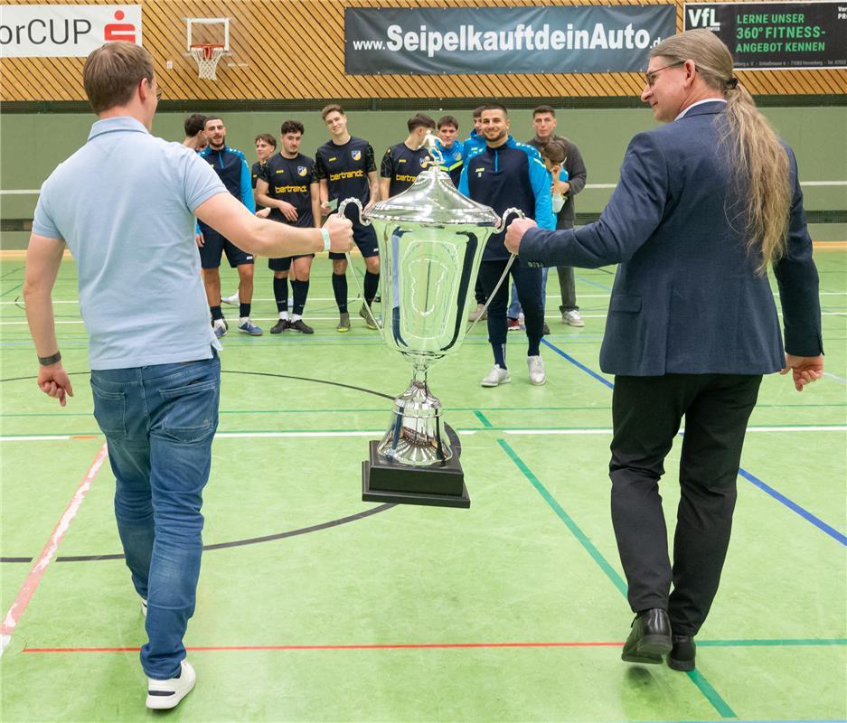 Herrenberg, Längenholzhalle, Gäubote-Cup, Hallenfußballtunier, Finale, TSV Ehnin...