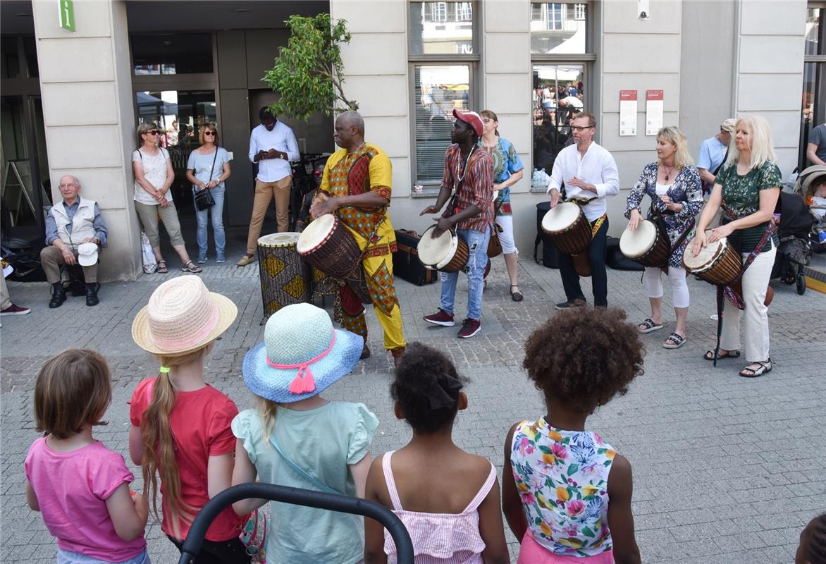 Herrenberg, Marktplatz, Kulturfestival, Afrika, GB-Foto: Vecsey