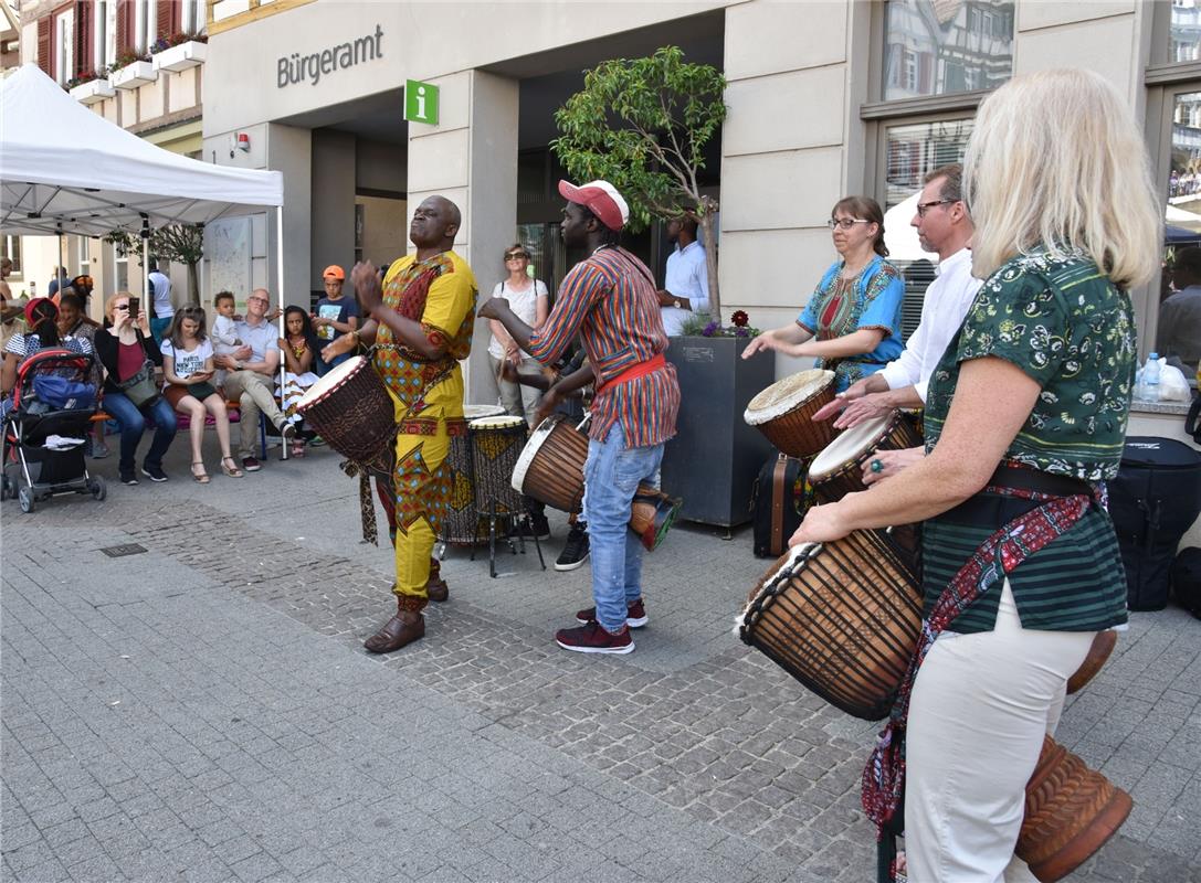 Herrenberg, Marktplatz, Kulturfestival, Afrika, GB-Foto: Vecsey