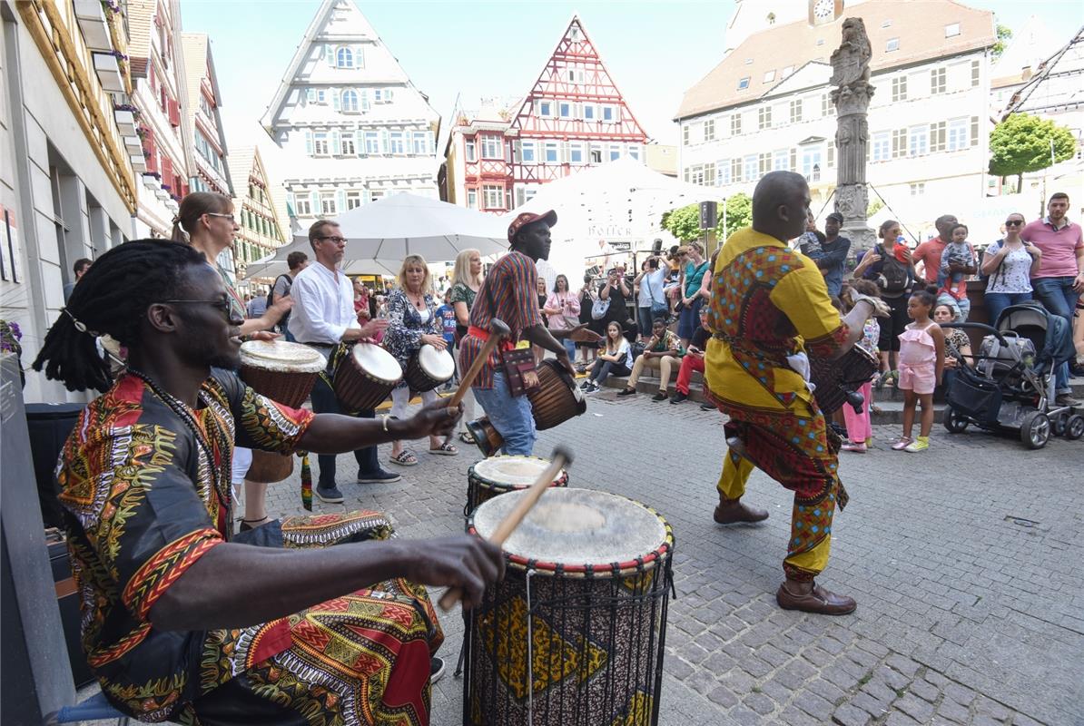 Herrenberg, Marktplatz, Kulturfestival, Afrika, GB-Foto: Vecsey