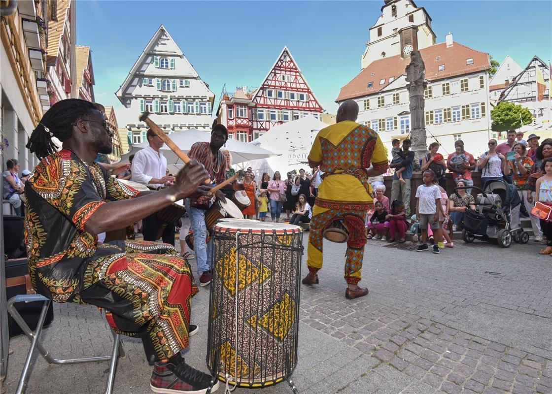 Herrenberg, Marktplatz, Kulturfestival, Afrika, GB-Foto: Vecsey
