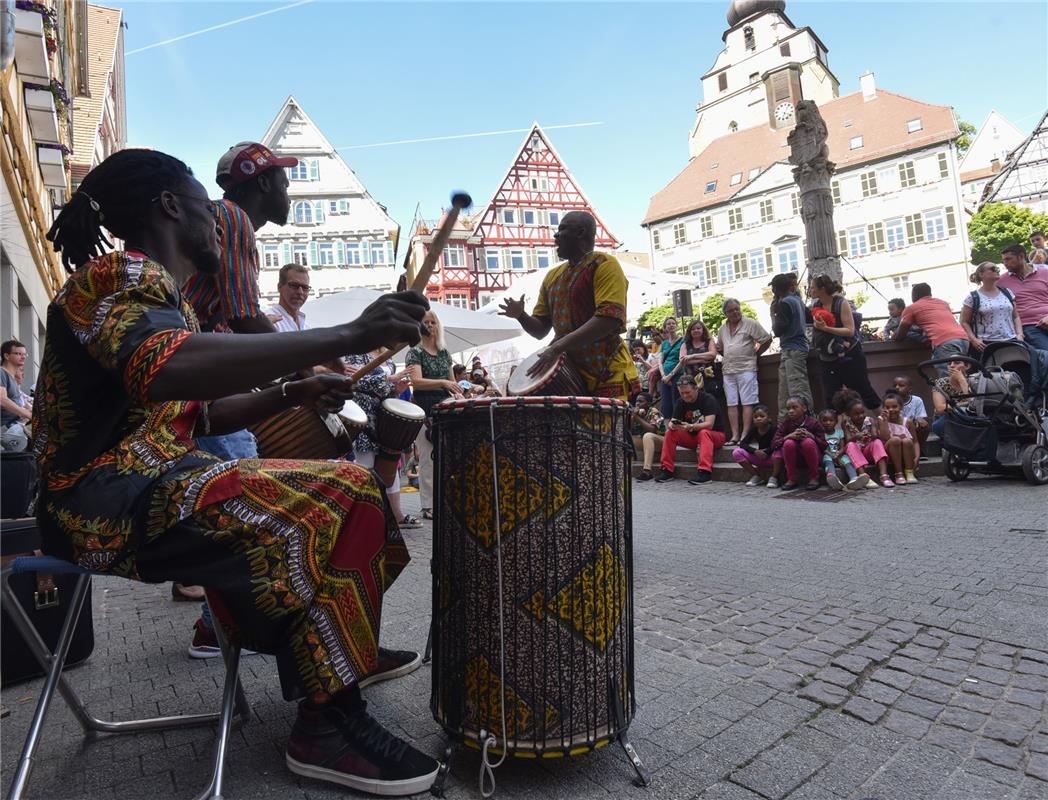 Herrenberg, Marktplatz, Kulturfestival, Afrika, GB-Foto: Vecsey