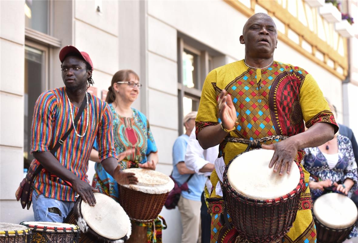 Herrenberg, Marktplatz, Kulturfestival, Afrika, GB-Foto: Vecsey