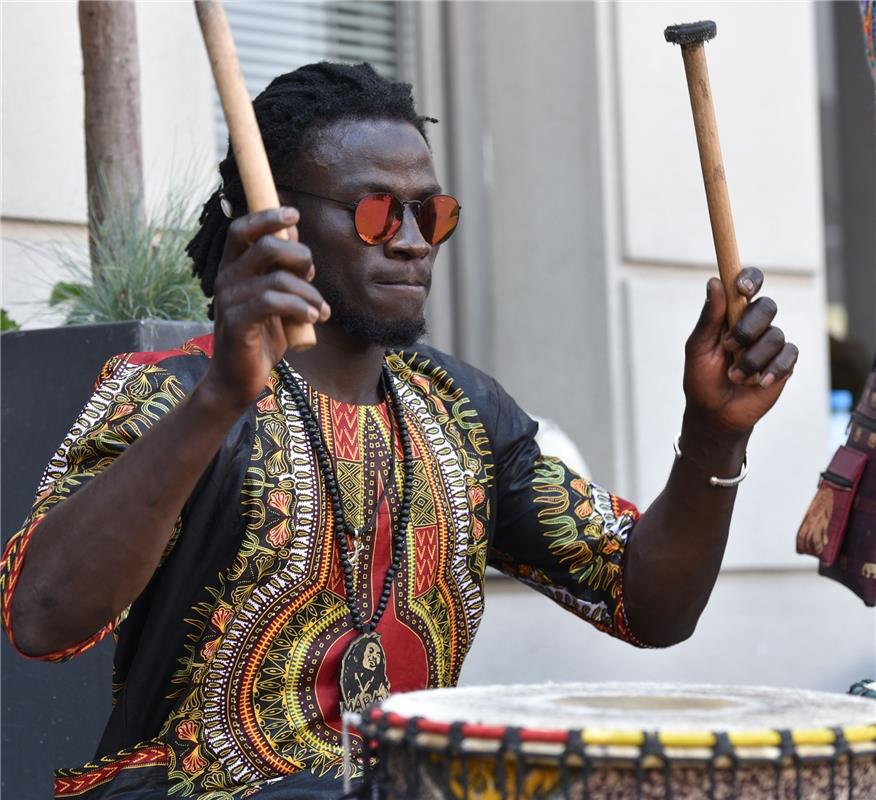 Herrenberg, Marktplatz, Kulturfestival, Afrika, GB-Foto: Vecsey