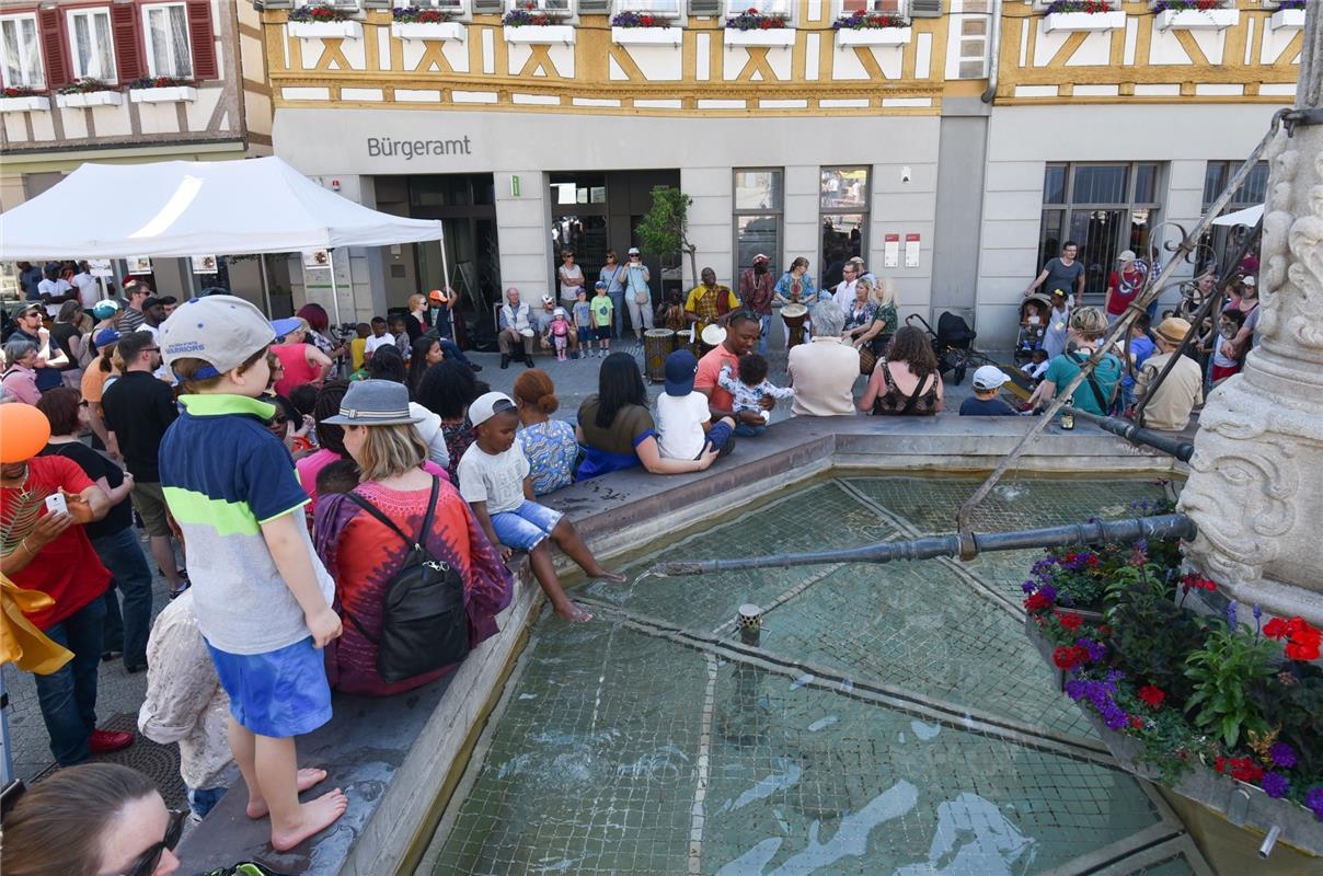 Herrenberg, Marktplatz, Kulturfestival, Afrika, GB-Foto: Vecsey