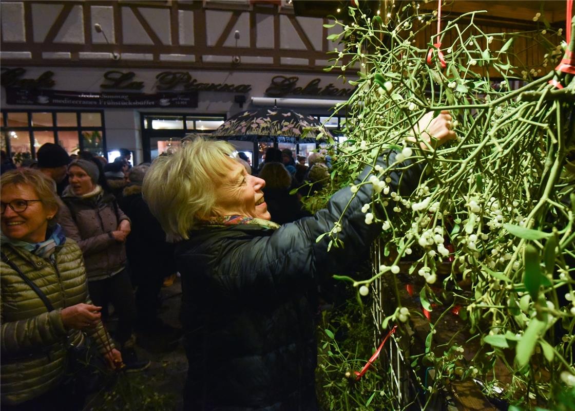 Herrenberg, Marktplatz, Weihnachtsmarkt, GB-Foto: Vecsey