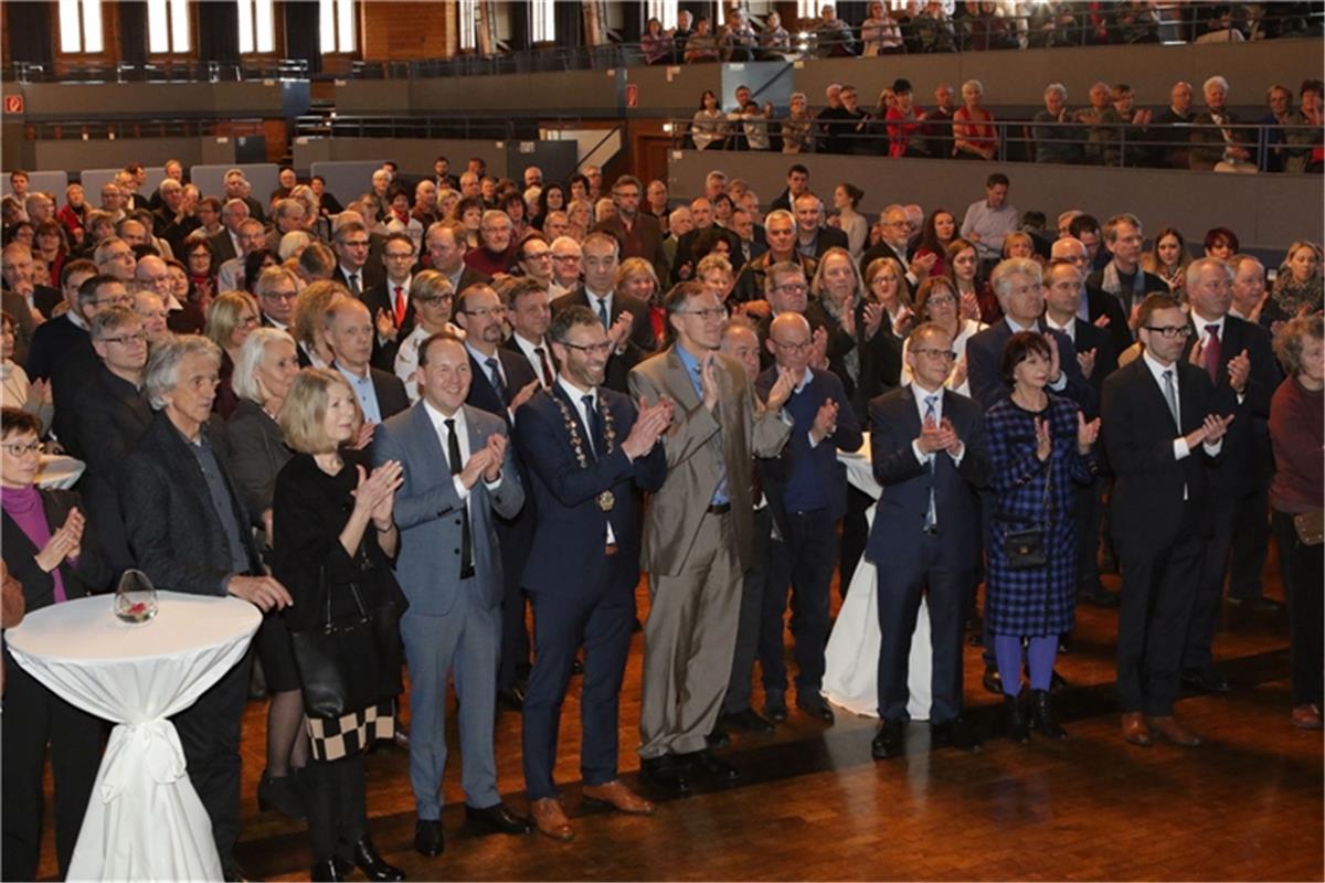 Herrenberg Neujahrsempfang der Stadt hier  in der Stadthalle  21.1.2018 Bäuerle